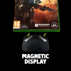 Xbox One Magnetic Display. Framing a game is easy with the Cheevo magnetic solution.