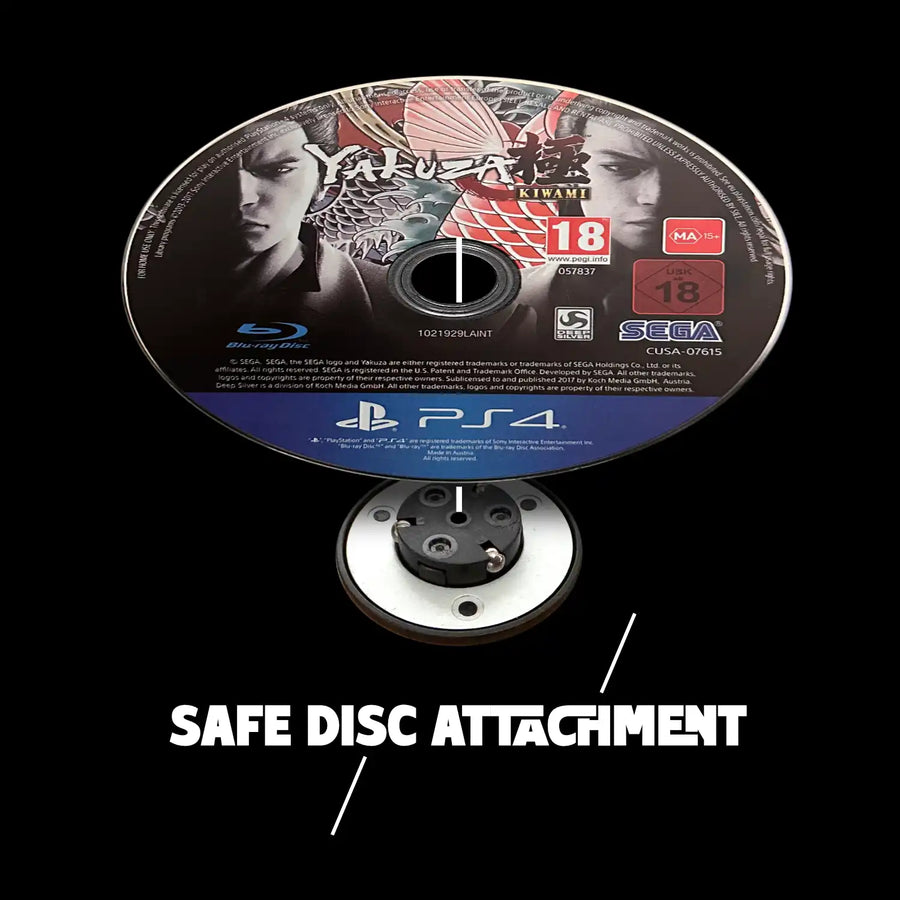 Yakuza Kiwami Steelbook video game disc