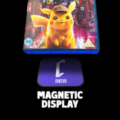 Cheevo branded magnetic display frame for blu-ray movies