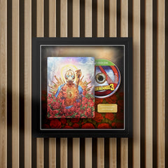 borderlands 3 steelbook display frame with full colour background on a slat wall