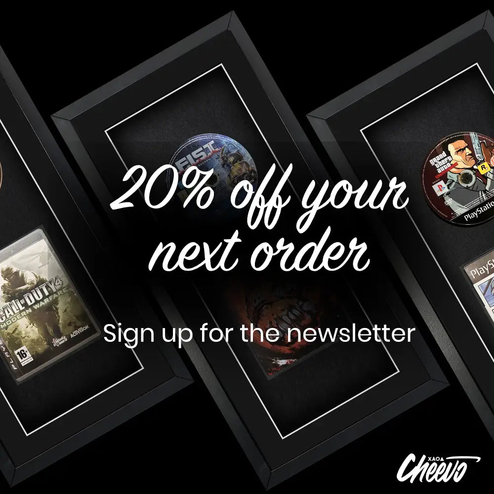 Get 20% off framed games with Cheevo