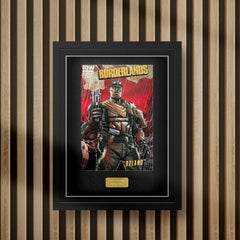 Frame to display comic books with personalisation. Displayed on a slat wall for presentation