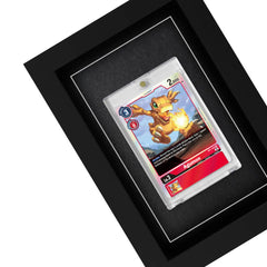 Digimon card displayed in a frame, perfect for showcasing collectible cards