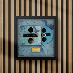 ed sheeran divide cd inside a display frame