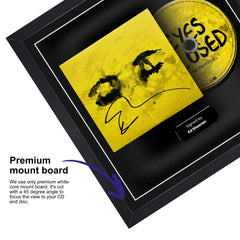 Audio CD displayed inside a frame, highlighted by a premium mount board to focus on the CD