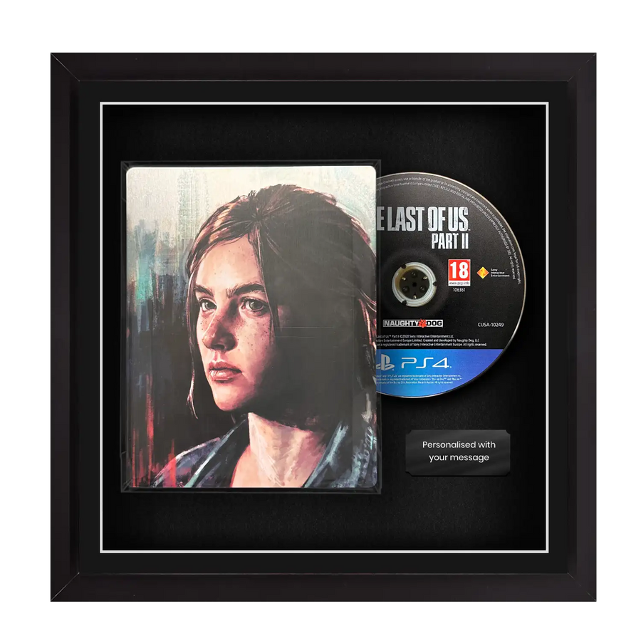 Frame any playstation 4 ps4 video game steelbook. Display steelbook games safely with Cheevo. Frame steelbooks such as Nioh, Doom, Far Cry, Assassin’s Creed, Yakuza, Shadow of the Colossus.