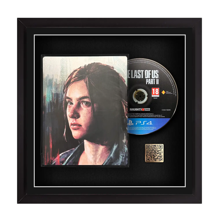 Frame any playstation 4 ps4 video game steelbook. Display steelbook games safely with Cheevo. Frame steelbooks such as God of War, Spider-Man, Bloodborne, Horizon, Uncharted