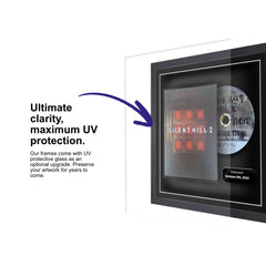 Frame a game: Your PlayStation 5 steelbook game displayed within this square frame with UV protective glass to protect the game for years.