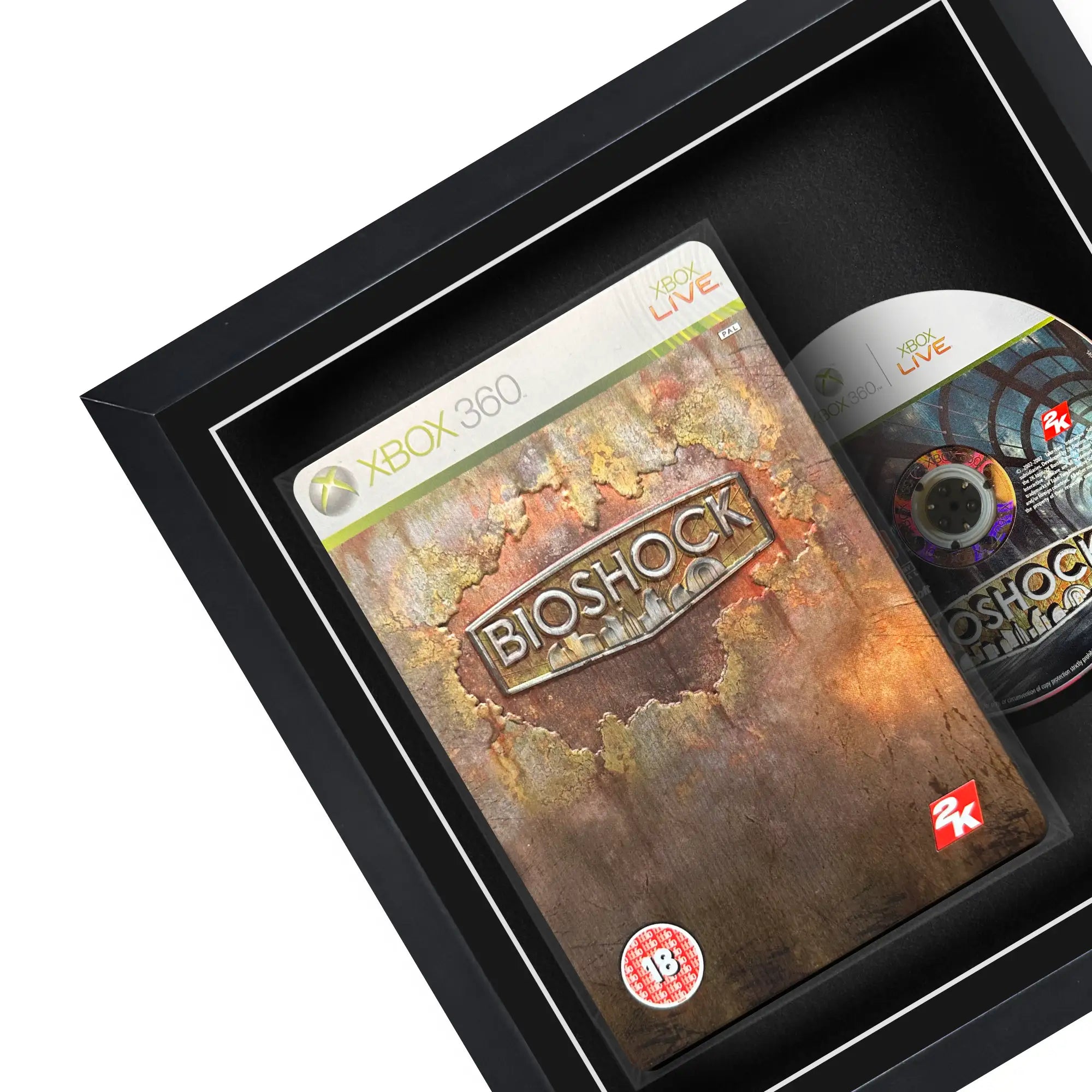 Frame a game: Your own Xbox 360 steelbook displayed within this square frame, the perfect way to showcase your game.