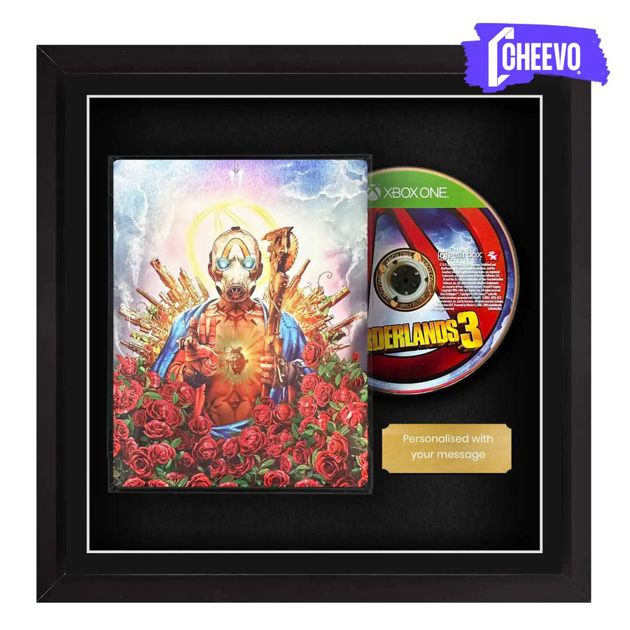 Frame any xbox one video game. Display and protect video games with the Cheevo xbox display frame. Frame games such as The Witcher 3, Dark Souls 3, Doom, Assassin’s Creed, Resident Evil, Battlefield 1.