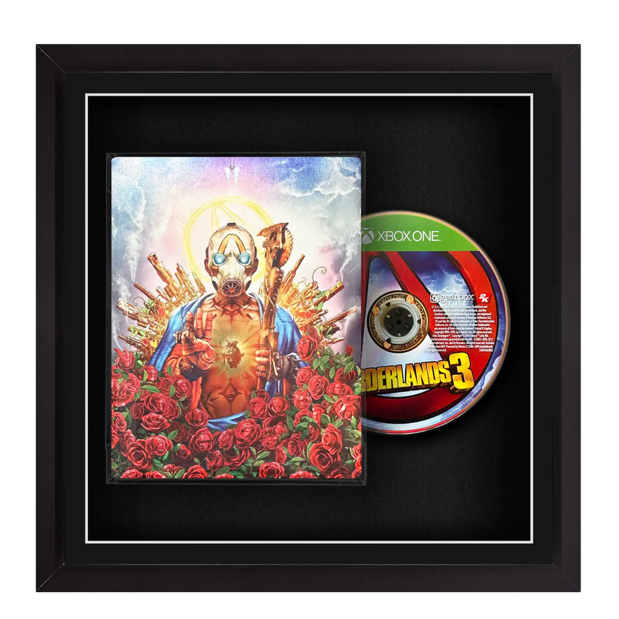 Frame any xbox one video game. Display and protect video games with the Cheevo xbox display frame. Frame games such as Metro Exodus, Titanfall 2, Hitman, Devil May Cry, Far Cry, Star Wars Jedi.