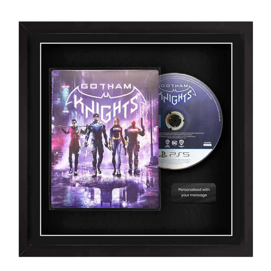 Frame any playstation 5 ps5 video game. Display a video game inside a frame. Cheevo helps you to frame a game. Frame games such as The Last of Us Part I, Cyberpunk 2077, Ghost of Tsushima, Hogwarts Legacy