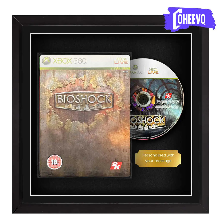 Frame any xbox 360 video game game. Your own Xbox 360 steelbook displayed within this square frame, the perfect way to showcase your game.