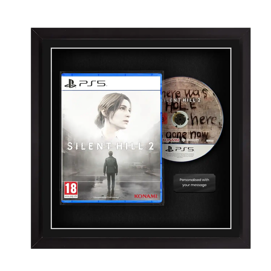 Frame any playstation 5 PS5 video game displayed games room. Protect video games from damage by displaying them in a frame. Perfect for games like Diablo 4, Forspoken, Ghost of Tsushima, Nioh, Tekken 8