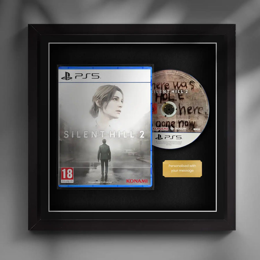 Frame any playstation 5 PS5 video game displayed games room. Protect video games from damage by displaying them in a frame. Perfect for games like Cyberpunk 2077, Star Wars Jedi, Hogwarts Legacy, Assassin’s Creed