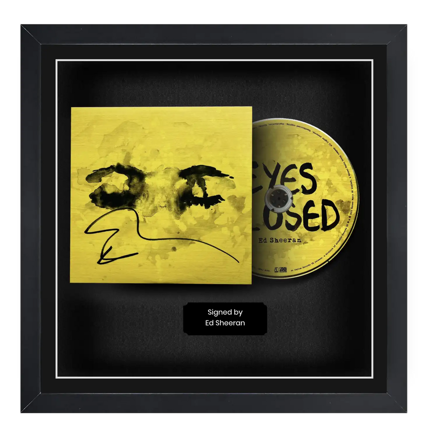Frame a Audio CD displayed inside a frame, the perfect way to showcase your CD. Personalised with a black plaque