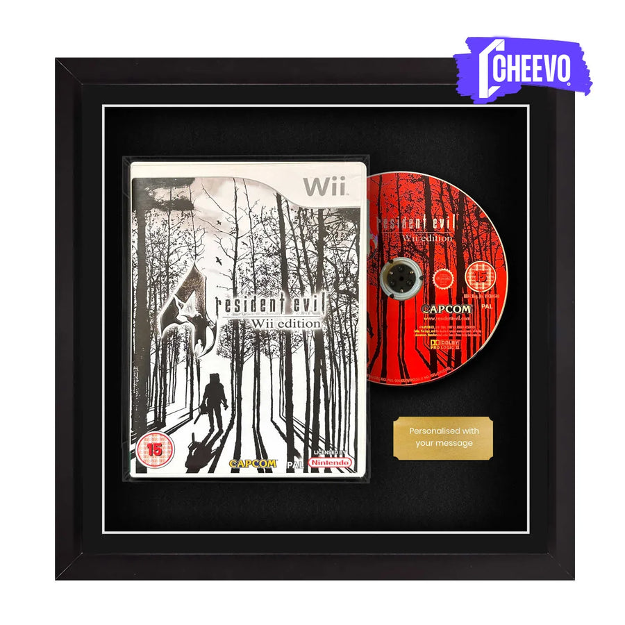 Frame your own Nintendo Wii game to be displayed within this square frame, the perfect way to showcase your game