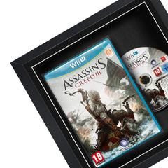Frame your own Nintendo Wii U game to be displayed within this square frame, the perfect way to showcase your game