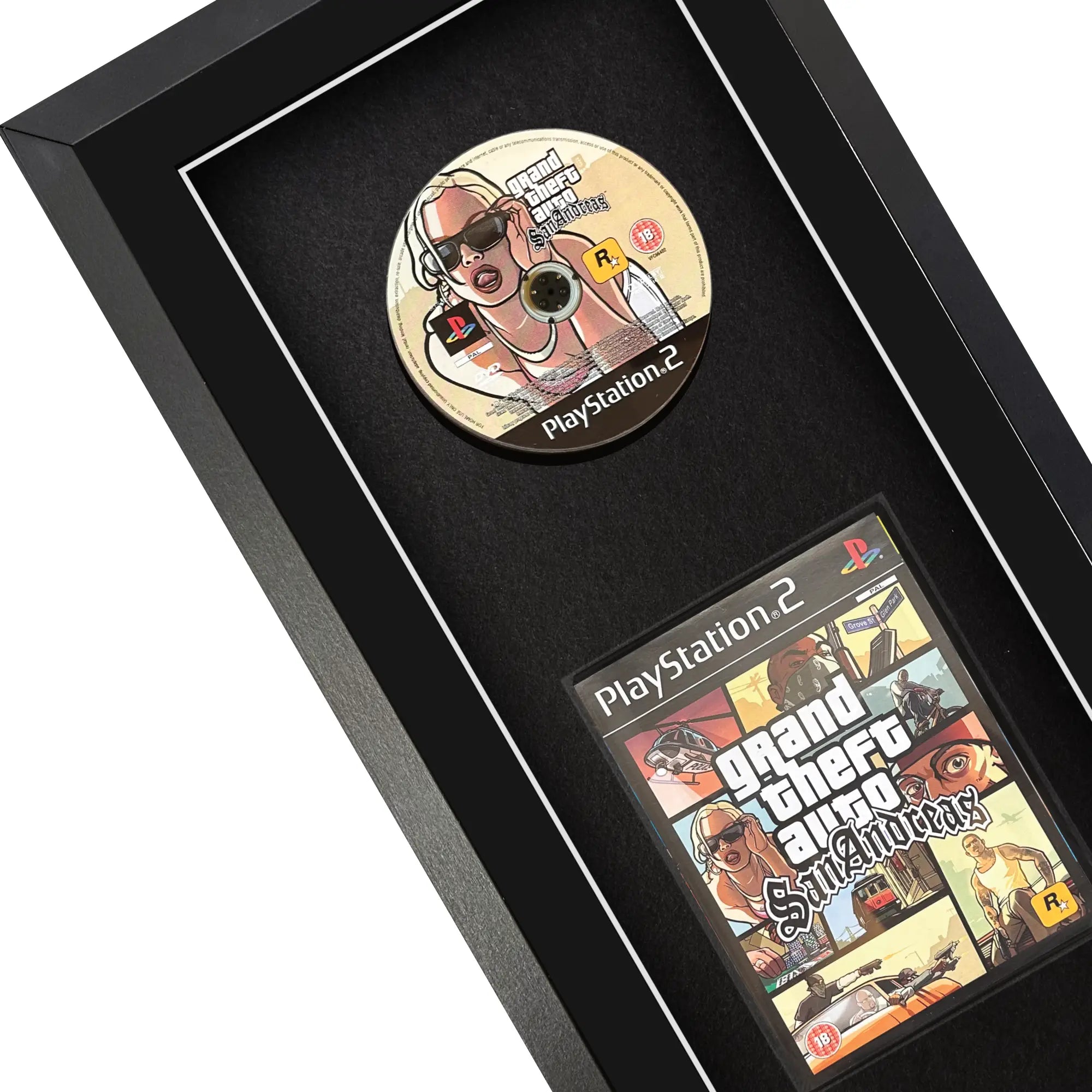 Frame your own PlayStation 2 game to be displayed within this frame, the perfect way to showcase your game