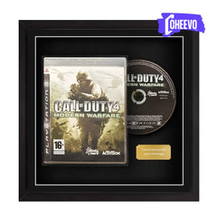 Frame any playstation 3 ps3 video game case and disc safely. Display a game with Cheevo frames. Frame games such as Killzone, Resistance, God of War, Infamous, Demon's Souls.
