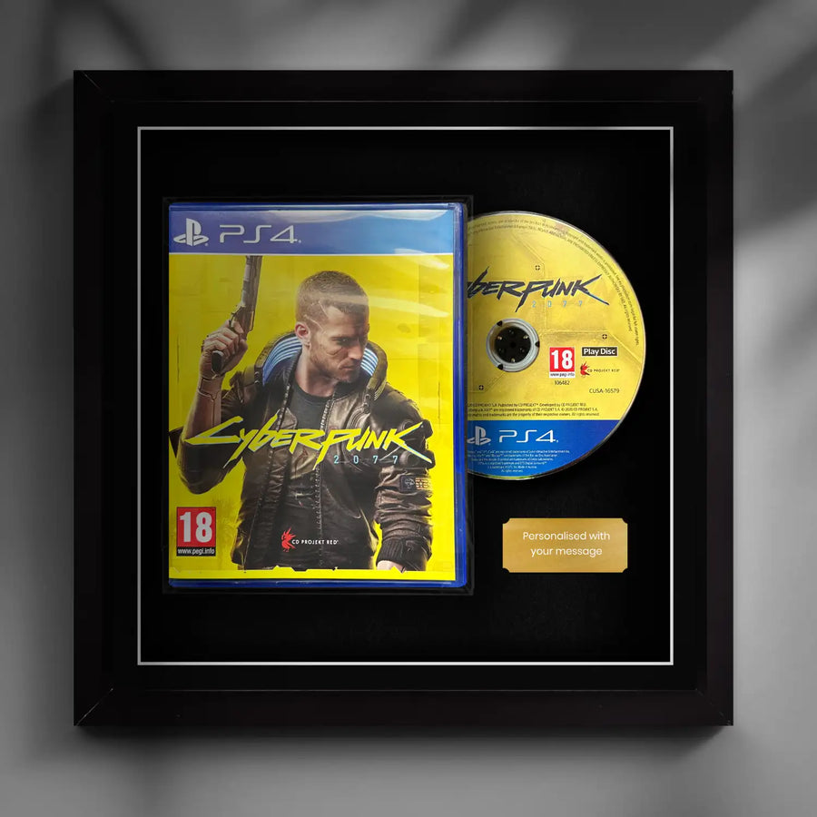 Frame any playstation 4 ps4 video game case and disc. Display video games with Cheevo frames. Frame games like Gran Turismo, Resident Evil, Doom, Far Cry, Yakuza, Shadow of the Colossus.