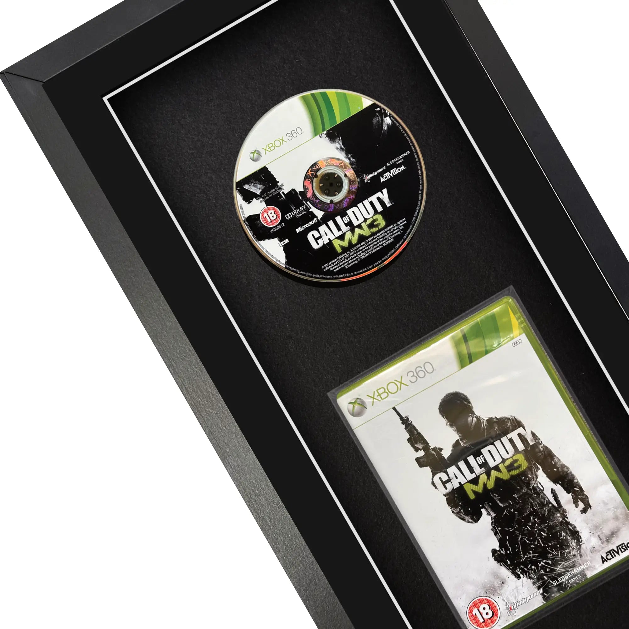 Frame your own Xbox 360 game to be displayed within a frame, the perfect way to showcase your game