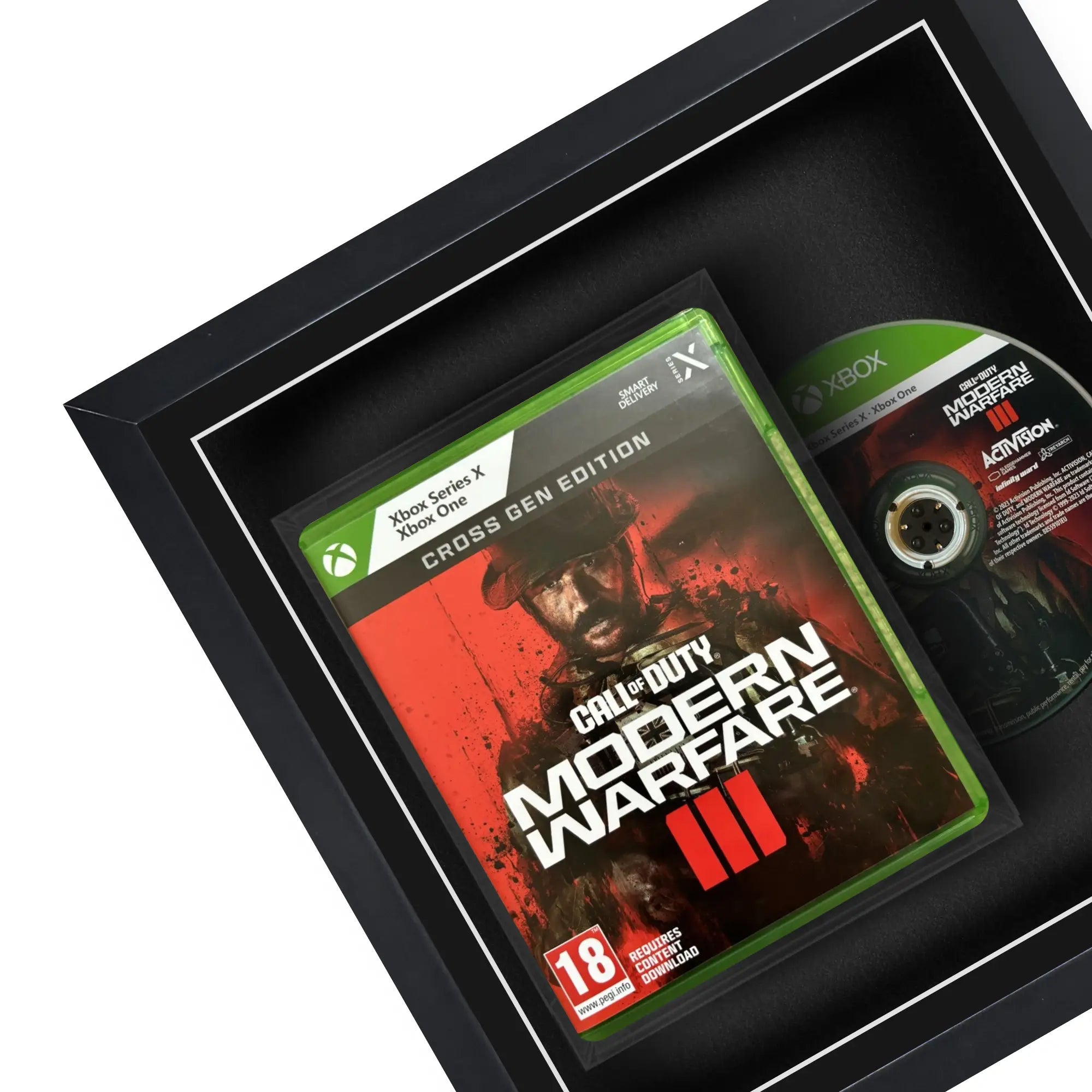 Frame your own Xbox Series X game to be displayed within this square frame, the perfect way to showcase your game