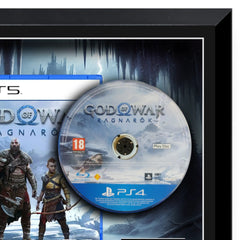 God of War Ragnarok print for frame background playstation 4 game top right