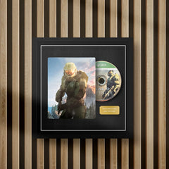 Xbox series x steelbook display frame for video games on a slat wall