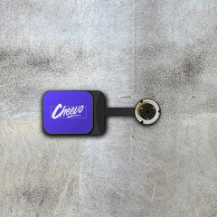 music album and cd wall display solution branded in cheevo colours