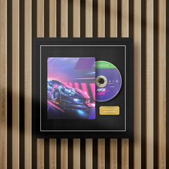 Xbox one steelbook display frame for video games on a slat wall
