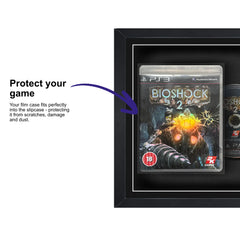 Frame your own PlayStation 3 game within this square frame, featuring a plastic slipcase to safely attach and remove the game case without damage