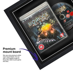 Frame your own PlayStation 3 game within this square frame, highlighted by a premium mount board to focus on the game`
