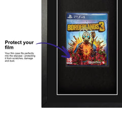 Frame your own PlayStation 4 game within a frame, featuring a plastic slipcase to safely attach and remove the game case without damage