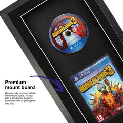 Frame your own PlayStation 4 game within a frame, highlighted by a premium mount board to focus on the game