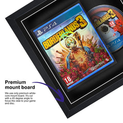 Frame your own PlayStation 4 game within this square frame, highlighted by a premium mount board to focus on the game