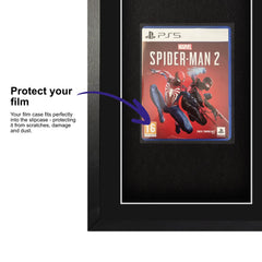 Frame your own PlayStation 5 game within a frame, featuring a plastic slipcase to safely attach and remove the game case without damage