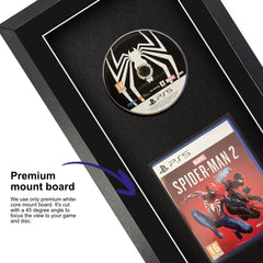 Frame your own PlayStation 5 game within a frame, highlighted by a premium mount board to focus on the game
