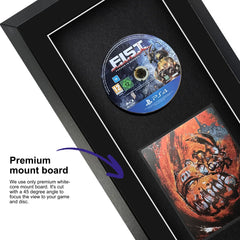 Frame your own PlayStation 3, 4, or 5 steelbook game within this frame, highlighted by a premium mount board to focus on the game