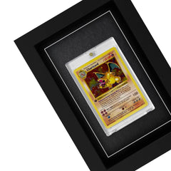 Pokemon card displayed within a frame, the perfect way to display your Pokemon collectible cards