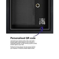 Add a QR code to your framed game to personalise it