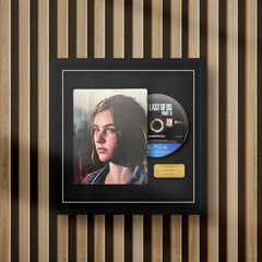 playstation 4 steelbook display frame for video games on a slat wall