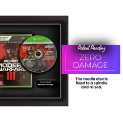 Xbox series x video game display frame. Magnetically fix your game safely into position and present your favourite game. Frame a video game with zero damage.